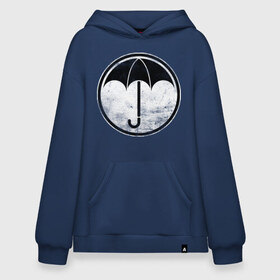 Худи SuperOversize хлопок с принтом The Umbrella Academy в Новосибирске, 70% хлопок, 30% полиэстер, мягкий начес внутри | карман-кенгуру, эластичная резинка на манжетах и по нижней кромке, двухслойный капюшон
 | the umbrella academy | umbrella | академия амбрелла | амбрелла | герб | зонтик