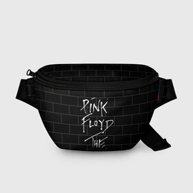 Поясная сумка 3D с принтом PINK FLOYD в Новосибирске, 100% полиэстер | плотная ткань, ремень с регулируемой длиной, внутри несколько карманов для мелочей, основное отделение и карман с обратной стороны сумки застегиваются на молнию | pink floyd | the wall | пинк флоид | стена