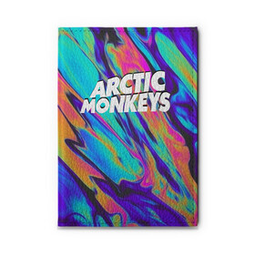 Обложка для автодокументов с принтом ARCTIC MONKEYS в Новосибирске, натуральная кожа |  размер 19,9*13 см; внутри 4 больших “конверта” для документов и один маленький отдел — туда идеально встанут права | Тематика изображения на принте: alex turner | arctic monkeys | rock | алекс тернер | арктик манкис | рок