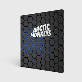 Холст квадратный с принтом ARCTIC MONKEYS в Новосибирске, 100% ПВХ |  | alex turner | arctic monkeys | rock | алекс тернер | арктик манкис | рок