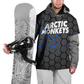 Накидка на куртку 3D с принтом ARCTIC MONKEYS в Новосибирске, 100% полиэстер |  | alex turner | arctic monkeys | rock | алекс тернер | арктик манкис | рок