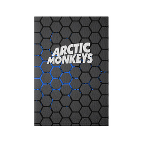 Обложка для паспорта матовая кожа с принтом ARCTIC MONKEYS в Новосибирске, натуральная матовая кожа | размер 19,3 х 13,7 см; прозрачные пластиковые крепления | alex turner | arctic monkeys | rock | алекс тернер | арктик манкис | рок