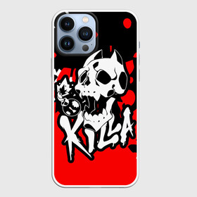 Чехол для iPhone 13 Pro Max с принтом KILLA красные брызги в Новосибирске,  |  | battle | blood | crusaders | dio | giorno | giovanna | jojo | jojos | jotaro | killer queen. wind | manga | ora | stardust | vento aureo | джо джо | манга | ора