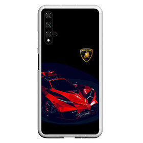 Чехол для Honor 20 с принтом Lamborghini Diverso в Новосибирске, Силикон | Область печати: задняя сторона чехла, без боковых панелей | bolide | car | italy | lamborghini | motorsport | power.prestige | автомобиль | автоспорт | болид | италия | ламборгини | мощь | престиж