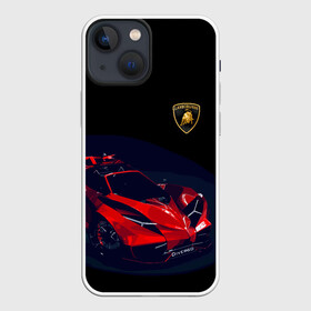 Чехол для iPhone 13 mini с принтом Lamborghini Diverso в Новосибирске,  |  | bolide | car | italy | lamborghini | motorsport | power.prestige | автомобиль | автоспорт | болид | италия | ламборгини | мощь | престиж