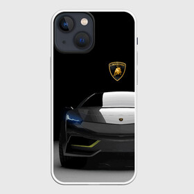 Чехол для iPhone 13 mini с принтом Lamborghini URUS в Новосибирске,  |  | bolide | car | italy | lamborghini | motorsport | power.prestige | автомобиль | автоспорт | болид | италия | ламборгини | мощь | престиж