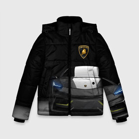 Зимняя куртка для мальчиков 3D с принтом Lamborghini URUS в Новосибирске, ткань верха — 100% полиэстер; подклад — 100% полиэстер, утеплитель — 100% полиэстер | длина ниже бедра, удлиненная спинка, воротник стойка и отстегивающийся капюшон. Есть боковые карманы с листочкой на кнопках, утяжки по низу изделия и внутренний карман на молнии. 

Предусмотрены светоотражающий принт на спинке, радужный светоотражающий элемент на пуллере молнии и на резинке для утяжки | bolide | car | italy | lamborghini | motorsport | power.prestige | автомобиль | автоспорт | болид | италия | ламборгини | мощь | престиж