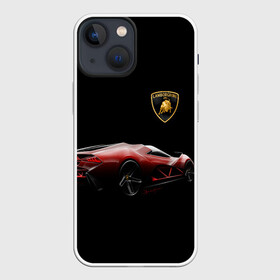 Чехол для iPhone 13 mini с принтом Lamborghini в Новосибирске,  |  | bolide | car | italy | lamborghini | motorsport | power.prestige | автомобиль | автоспорт | болид | италия | ламборгини | мощь | престиж
