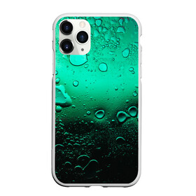 Чехол для iPhone 11 Pro матовый с принтом Зеленые капли клетки в Новосибирске, Силикон |  | Тематика изображения на принте: биология | вода | градиент | для всех | дождь | капли | клетки | летний | на каждый день | обычный | окно | поверхность | повседневный | размытость | роса | стекло