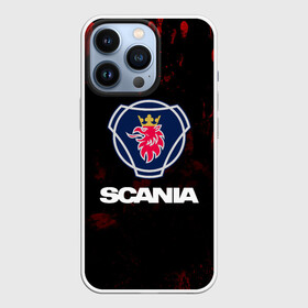 Чехол для iPhone 13 Pro с принтом Scania в Новосибирске,  |  | Тематика изображения на принте: scania | автобус | грузовик | дальнобой | дальнобойщик | лев | скания | фура | шведское авто