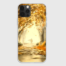 Чехол для iPhone 12 Pro Max с принтом Ghost of Tsushima в Новосибирске, Силикон |  | ghost of tsushima | аллея | арт | деревья | дзин сакай | листья | лужа | осень | самурай | тсусима | тсушима