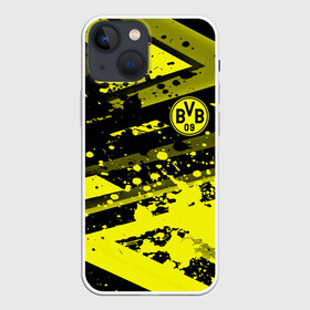 Чехол для iPhone 13 mini с принтом Borussia Dortmund в Новосибирске,  |  | borussia | bvb | dortmund | fifa | football | soccer | uefa | боруссия | германия | клуб | лига | матч | мяч | спорт | уефа | фифа | футбол | шмельцер