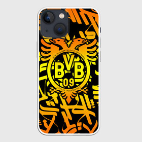 Чехол для iPhone 13 mini с принтом FC Borussia в Новосибирске,  |  | football | germany | sancho dortmund | soccer | бавария | боруссия | дортмунд | лига чемпионов | псж | футбол | холанд | эрлинг холанд