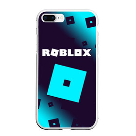 Чехол для iPhone 7Plus/8 Plus матовый с принтом ROBLOX РОБЛОКС в Новосибирске, Силикон | Область печати: задняя сторона чехла, без боковых панелей | blocks | blox | game | games | logo | minecraft | mobile | online | roblocks | roblox | robux | studio | блоки | игра | игры | квадрат | квадратик | кщидщч | лого | логотип | майнкрафт | онлайн | роблокс | робукс | символ | символы | студия