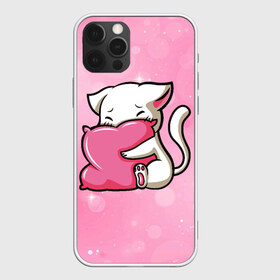 Чехол для iPhone 12 Pro Max с принтом Грустная кошечка в Новосибирске, Силикон |  | cat | кот | котенок | котик | кошачьи | кошка | кошки | милая | милый