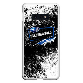 Чехол для Samsung S10E с принтом SUBARU SPORT в Новосибирске, Силикон | Область печати: задняя сторона чехла, без боковых панелей | auto | autosport | avto | car | race | road | sport | street racing | subaru | авто | автоспорт | гонки | дорога | марка | машина | спорт | субару | тачка | трасса