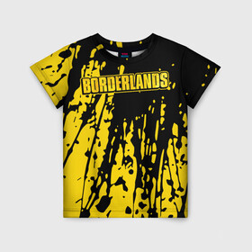 Детская футболка 3D с принтом  Borderlands в Новосибирске, 100% гипоаллергенный полиэфир | прямой крой, круглый вырез горловины, длина до линии бедер, чуть спущенное плечо, ткань немного тянется | 2k | bl | bl3 | borderlands | legendary | lilith | loot | looter shooter | pc | review | zombie island | брик | лилит | мордекай | пограничье | роланд
