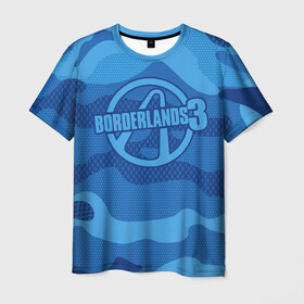 Мужская футболка 3D с принтом Borderlands в Новосибирске, 100% полиэфир | прямой крой, круглый вырез горловины, длина до линии бедер | 2k | bl | bl3 | borderlands | legendary | lilith | loot | looter shooter | pc | review | zombie island | брик | лилит | мордекай | пограничье | роланд