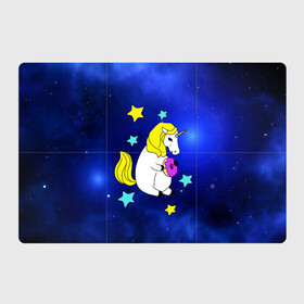 Магнитный плакат 3Х2 с принтом Звездный Единорог в Новосибирске, Полимерный материал с магнитным слоем | 6 деталей размером 9*9 см | Тематика изображения на принте: angel | stars | unicorn | wings | ангел | блестящие | вселенная | галактика | детские | донат | еда | единорог | единорожки | звезды | копыта | космический | лошадка | лошадь | луна | малыш | неоновые | пегас | пони