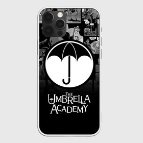 Чехол для iPhone 12 Pro Max с принтом Академия Амбрелла в Новосибирске, Силикон |  | the umbrella academy | umbrella | академия амбрелла | амбрелла | герб | зонтик | комиксы