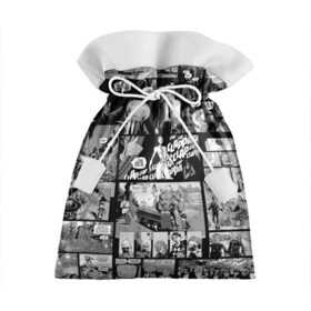 Подарочный 3D мешок с принтом Академия Амбрелла в Новосибирске, 100% полиэстер | Размер: 29*39 см | Тематика изображения на принте: the umbrella academy | umbrella | академия амбрелла | амбрелла | зонтик | комиксы