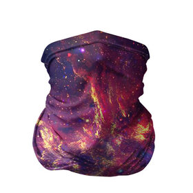 Бандана-труба 3D с принтом Огненный разлом в Новосибирске, 100% полиэстер, ткань с особыми свойствами — Activecool | плотность 150‒180 г/м2; хорошо тянется, но сохраняет форму | арт | желтый | звёзды | космос | красный | облако | синий | сияние | фиолетовый | яркие цвета
