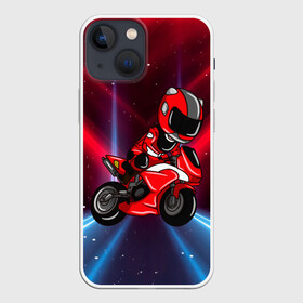 Чехол для iPhone 13 mini с принтом Байкер  Мотоциклист в Новосибирске,  |  | anime | speed | аниме | байкер | гонка | гонки | колеса | мото | мотоцикл | мотоциклист | скорость | харлей | харли дэвидсон | чемпионат