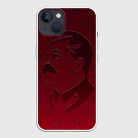 Чехол для iPhone 13 с принтом Товарищ Сталин (неброский) в Новосибирске,  |  | ussr | великая отечественная | вторая мировая | герои | клюква | коммунизм | победа | потерялся | советский союз | советы | социализм | союз | ссср | сталин | товарищ