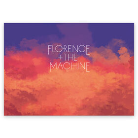 Поздравительная открытка с принтом FLORENCE AND THE MACHINE в Новосибирске, 100% бумага | плотность бумаги 280 г/м2, матовая, на обратной стороне линовка и место для марки
 | florence | florence + the machine | florence and the machine | rock | welch | рок | флоренс