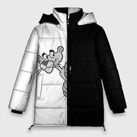 Женская зимняя куртка 3D с принтом Пантера в Новосибирске, верх — 100% полиэстер; подкладка — 100% полиэстер; утеплитель — 100% полиэстер | длина ниже бедра, силуэт Оверсайз. Есть воротник-стойка, отстегивающийся капюшон и ветрозащитная планка. 

Боковые карманы с листочкой на кнопках и внутренний карман на молнии | мультик | мультфильм | пантера | персонаж | розовая пантера