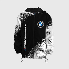 Детская куртка 3D с принтом BMW БМВ в Новосибирске, 100% полиэстер | застежка — молния, подол и капюшон оформлены резинкой с фиксаторами, по бокам — два кармана без застежек, один потайной карман на груди, плотность верхнего слоя — 90 г/м2; плотность флисового подклада — 260 г/м2 | 2020 | auto | b m w | bmv | bmw | car | logo | moto | performance | power | series | sport | авто | б м в | бмв | игра | игры | иьц | лого | логотип | марка | машина | мото | мотоцикл | павер | перфоманс | серии | серия | символ | спорт