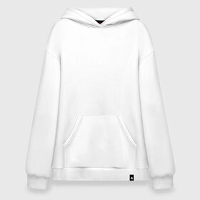 Худи SuperOversize хлопок с принтом Harry Potter White Logo в Новосибирске, 70% хлопок, 30% полиэстер, мягкий начес внутри | карман-кенгуру, эластичная резинка на манжетах и по нижней кромке, двухслойный капюшон
 | Тематика изображения на принте: harry potter | vdosadir | гарри поттер | джоан роулинг