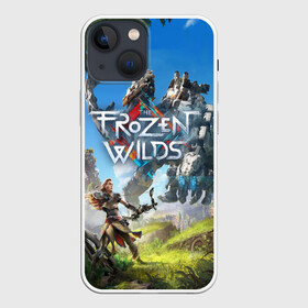 Чехол для iPhone 13 mini с принтом Horizon Zero Dawn в Новосибирске,  |  | aloy | antasy girl | art | artwork | digital art | fantasy | horizon | horizon: zero dawn | landscape | tallneck | warrior fantasy | weapon | zero dawn