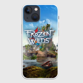 Чехол для iPhone 13 mini с принтом Horizon Zero Dawn в Новосибирске,  |  | aloy | antasy girl | art | artwork | digital art | fantasy | horizon | horizon: zero dawn | landscape | tallneck | warrior fantasy | weapon | zero dawn