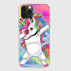 Чехол для iPhone 12 Pro Max с принтом UNICORN DABBING в Новосибирске, Силикон |  | Тематика изображения на принте: dabbing | unicorn | деб | единорог | радуга | танец | флекс