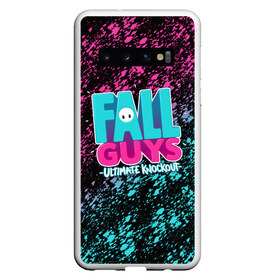 Чехол для Samsung Galaxy S10 с принтом FALL GUYS в Новосибирске, Силикон | Область печати: задняя сторона чехла, без боковых панелей | fal | fall | fallguys | guys | knockout | ultimate | гайс | фалл | фол | фолгайс | фолл | фоллгайс