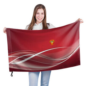 Флаг 3D с принтом СССР в Новосибирске, 100% полиэстер | плотность ткани — 95 г/м2, размер — 67 х 109 см. Принт наносится с одной стороны | russia | russia sport | народный | народный стиль | отечество | патриот | роспись | россия | россия спорт | русский | спорт | триколор | узоры | флаг | я русский