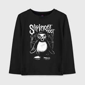 Детский лонгслив хлопок с принтом Slipknot Slipkoot Noot в Новосибирске, 100% хлопок | круглый вырез горловины, полуприлегающий силуэт, длина до линии бедер | corer taylor | fan | merch | music | noot noot | nu metal | satan | slipknot | звезда | кори | мерч | музыка | нью метал | пародия | пентаграма | пентаграмма | петля | прикол | сатана | сатанизм | слипкнот | слипнот | тейлор | тэйлор