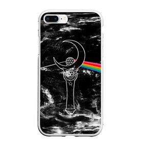 Чехол для iPhone 7Plus/8 Plus матовый с принтом Dark Side of the Moon Stick в Новосибирске, Силикон | Область печати: задняя сторона чехла, без боковых панелей | anime | japan | manga | pink floyd | sailor moon | аниме | девочка | девушка | луна | лунная призма | манга | сейлор мун | сэйлор мун | япония