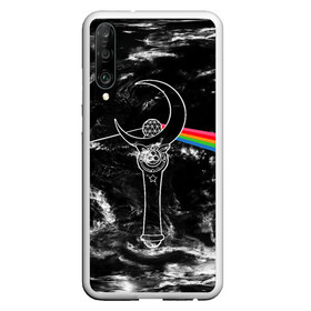 Чехол для Honor P30 с принтом Dark Side of the Moon Stick в Новосибирске, Силикон | Область печати: задняя сторона чехла, без боковых панелей | anime | japan | manga | pink floyd | sailor moon | аниме | девочка | девушка | луна | лунная призма | манга | сейлор мун | сэйлор мун | япония