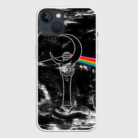 Чехол для iPhone 13 с принтом Dark Side of the Moon Stick в Новосибирске,  |  | anime | japan | manga | pink floyd | sailor moon | аниме | девочка | девушка | луна | лунная призма | манга | сейлор мун | сэйлор мун | япония