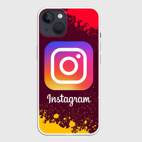 Чехол для iPhone 13 с принтом INSTAGRAM   ИНСТАГРАМ в Новосибирске,  |  | app | gram | gramm | insta | instagram | instagramm | likee | logo | reels | tik | tiktok | tok | бобина | бобины | грам | грамм | инста | инстаграм | инстаграмм | лайки | лого | логотип | логотипы | приложение | символ | символы | тик | т