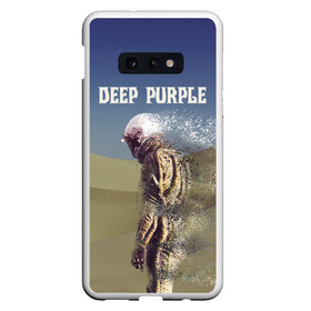 Чехол для Samsung S10E с принтом Deep Purple Whoosh в Новосибирске, Силикон | Область печати: задняя сторона чехла, без боковых панелей | 2020 | cover | deep | desert | hard | logo | metal | moon | music | new album | purple | rock | whoosh | дип | космонавт | легендарная | легендарный | лого | луна | метал | музыка | новый альбом | обложка | пепл | перпл | пустыня | рок | т