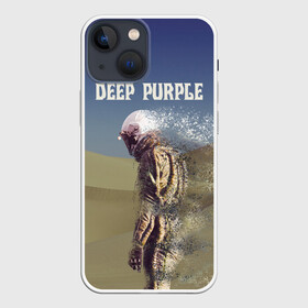 Чехол для iPhone 13 mini с принтом Deep Purple Whoosh в Новосибирске,  |  | 2020 | cover | deep | desert | hard | logo | metal | moon | music | new album | purple | rock | whoosh | дип | космонавт | легендарная | легендарный | лого | луна | метал | музыка | новый альбом | обложка | пепл | перпл | пустыня | рок | т