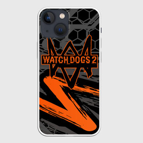Чехол для iPhone 13 mini с принтом WATCH DOGS в Новосибирске,  |  | hack | killer | legion | review | walkthrough | watch dogs 2 | ватч | догс | иллинойс | мститель | ниндзя | сторожевые псы | фрост | хакер | черный | чикаго | штат | эйден пирс