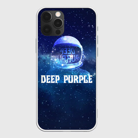 Чехол для iPhone 12 Pro с принтом Deep Purple Whoosh! в Новосибирске, силикон | область печати: задняя сторона чехла, без боковых панелей | 2020 | cover | deep | galaxy | hard | logo | metal | music | new album | purple | rock | space | whoosh | дип | звезды | космонавт | космос | легендарная | легендарный | лого | метал | музыка | новый альбом | обложка | пепл | перпл | рок |