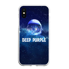 Чехол для iPhone XS Max матовый с принтом Deep Purple Whoosh! в Новосибирске, Силикон | Область печати: задняя сторона чехла, без боковых панелей | 2020 | cover | deep | galaxy | hard | logo | metal | music | new album | purple | rock | space | whoosh | дип | звезды | космонавт | космос | легендарная | легендарный | лого | метал | музыка | новый альбом | обложка | пепл | перпл | рок |