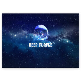 Поздравительная открытка с принтом Deep Purple Whoosh! в Новосибирске, 100% бумага | плотность бумаги 280 г/м2, матовая, на обратной стороне линовка и место для марки
 | 2020 | cover | deep | galaxy | hard | logo | metal | music | new album | purple | rock | space | whoosh | дип | звезды | космонавт | космос | легендарная | легендарный | лого | метал | музыка | новый альбом | обложка | пепл | перпл | рок |
