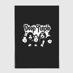 Постер с принтом Deep Purple в Новосибирске, 100% бумага
 | бумага, плотность 150 мг. Матовая, но за счет высокого коэффициента гладкости имеет небольшой блеск и дает на свету блики, но в отличии от глянцевой бумаги не покрыта лаком | album | deep | hard | metal | purple | rock | альбом | британия | группа | метал | рок | хард | хеви