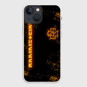Чехол для iPhone 13 mini с принтом RAMMSTEIN в Новосибирске,  |  | amerika | art | germany | logo | rammstein | rock | till lindemann | арт | германия | группа | логотип | музыка | немецкая группа | немцы | песня | раммштайн | рамштайн | рок